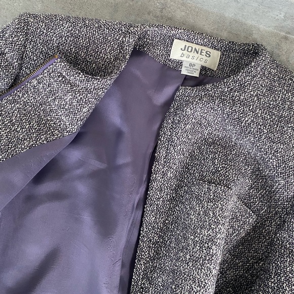 Purple vintage skirt suit - Picture 9 of 9